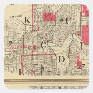 Seattle Square Sticker