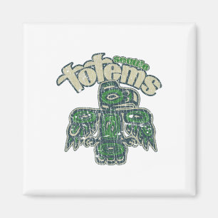 Seattle Totems Hockey 1958 Magnet