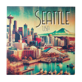 Seattle, USA Tile