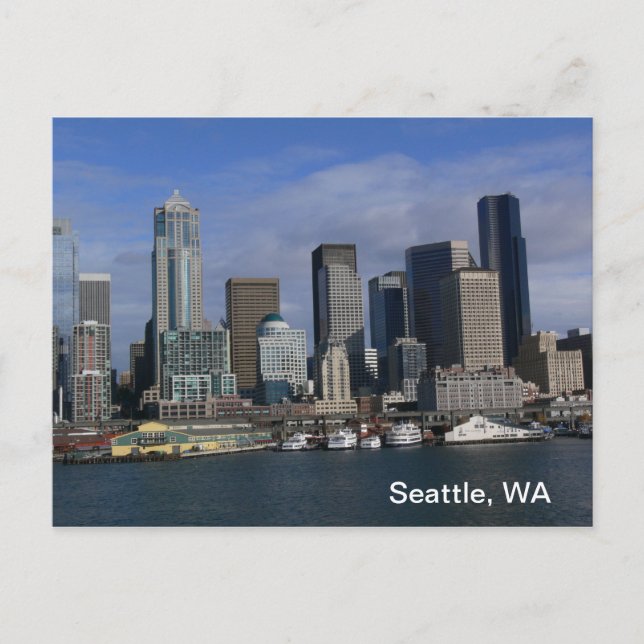 Seattle WA, carte postale (Devant)