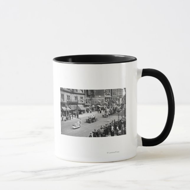 Seattle, WA Forth of July Parade on Seneca Mug (Right)
