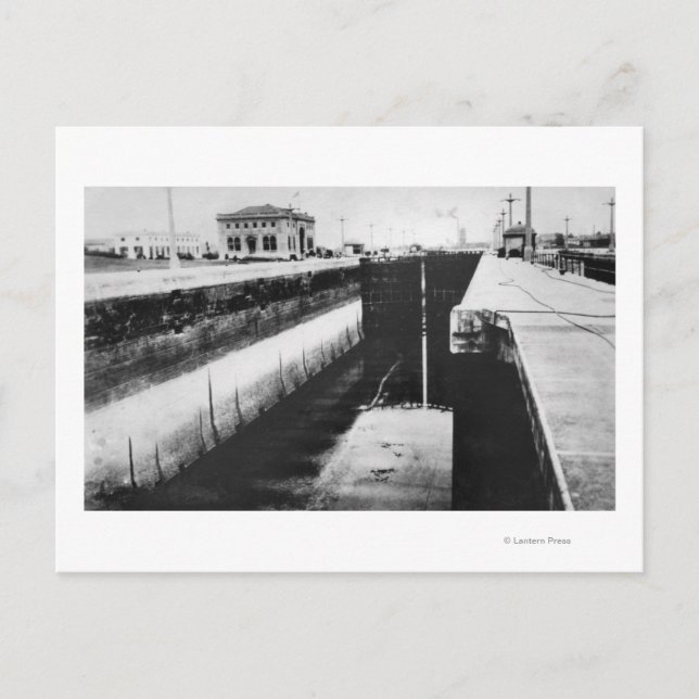 Seattle, WA - Lake Washington Ship Canal Postcard (Front)