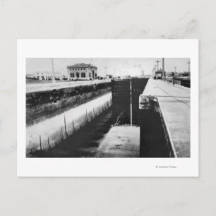 Seattle, WA - Lake Washington Ship Canal Postcard