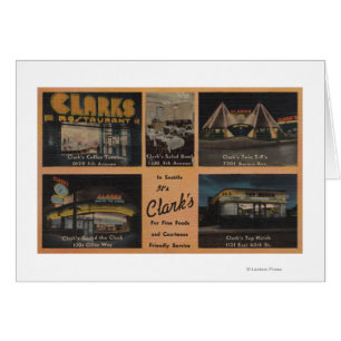 Seattle, WAAD pour les restaurants de Clark