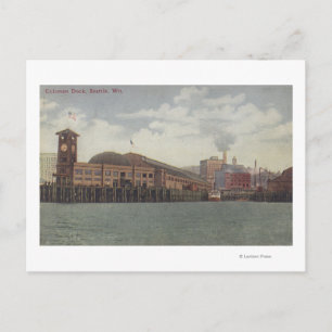 Seattle, WAColeman Dock on Seattle Waterfront Postcard