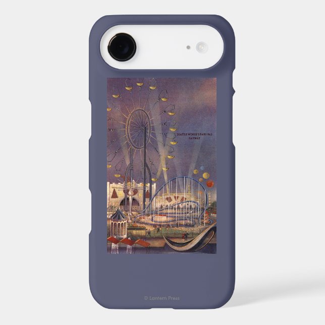 Seattle, Washington1962 World's Fair Poster Case-Mate iPhone Case (Back)
