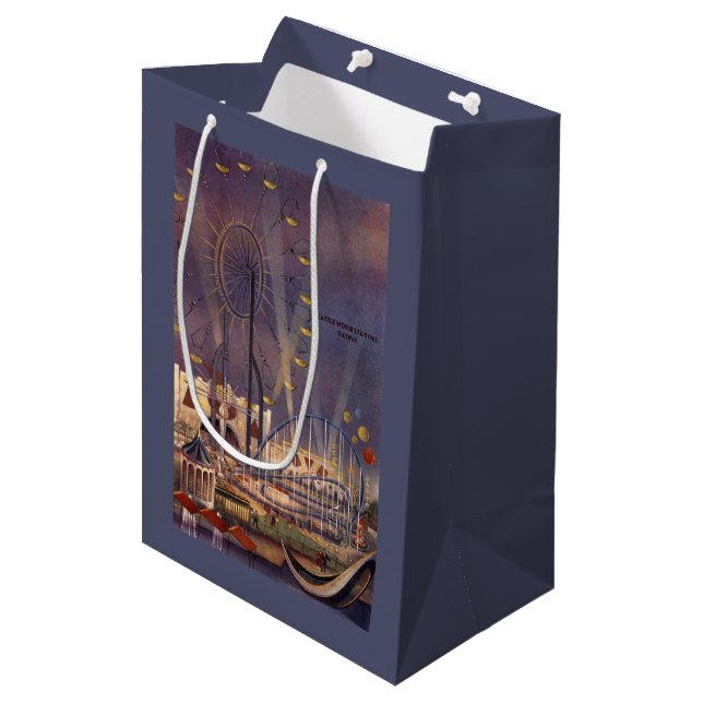 Seattle, Washington1962 World's Fair Poster Medium Gift Bag (Front Angled)