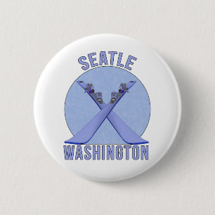 Seattle, Washington 2 Inch Round Button