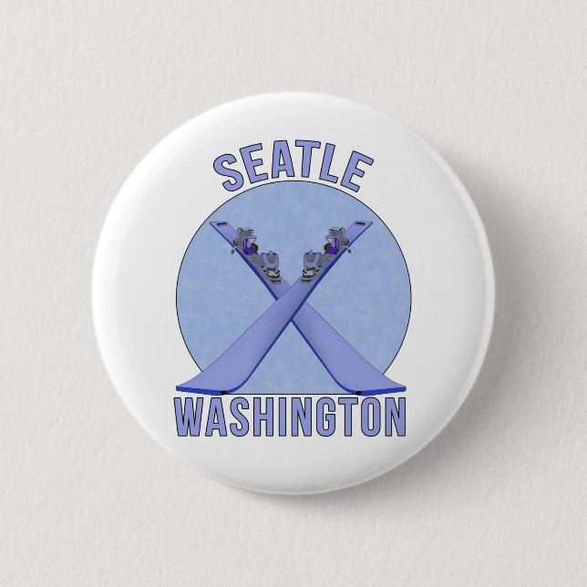 Seattle, Washington 2 Inch Round Button (Front)