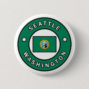 Seattle Washington 2 Inch Round Button