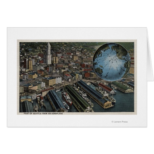 Seattle, Washington - Aerial of Seattle (Devant horizontal)