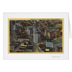 Seattle, Washington - Aerial of Smith