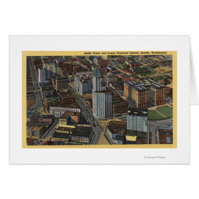 Seattle, Washington - Aerial of Smith (Front Horizontal)