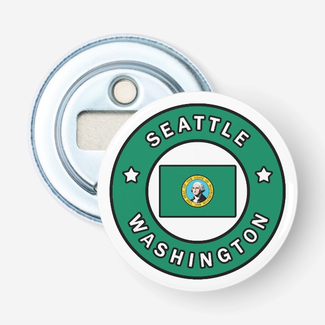 Seattle Washington Bottle Opener (Front)