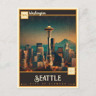 Seattle, Washington  Carte postale Vintage