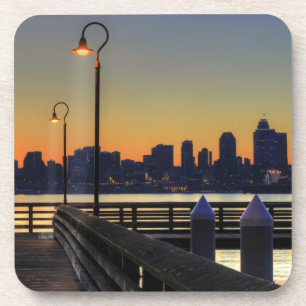 Seattle Washington Downtown Skyline Coaster
