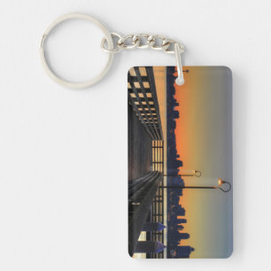 Seattle Washington Downtown Skyline Keychain