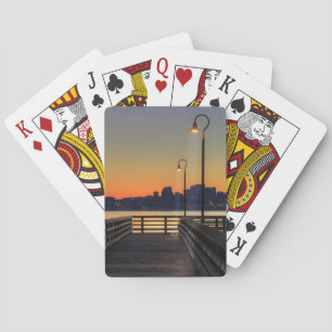 Seattle Washington Downtown Skyline Playing Cards