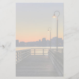 Seattle Washington Downtown Skyline Stationery