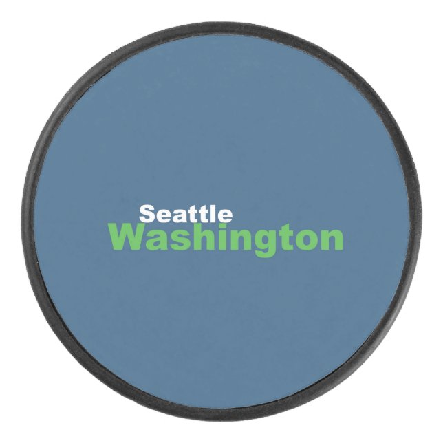 Seattle, Washington Hockey Puck (Devant)