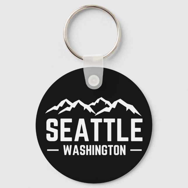 Seattle Washington Keychain (Front)