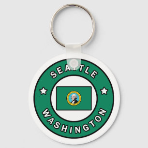 Seattle Washington Keychain