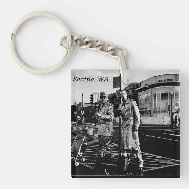 Seattle, Washington Keychain (Front)