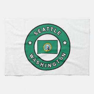 Seattle Washington Kitchen Towel