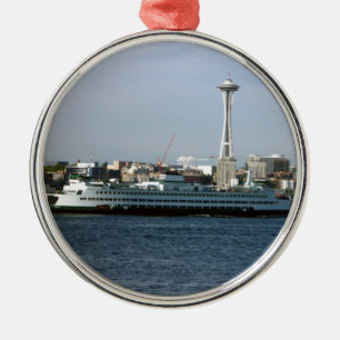 Seattle Washington Metal Ornament