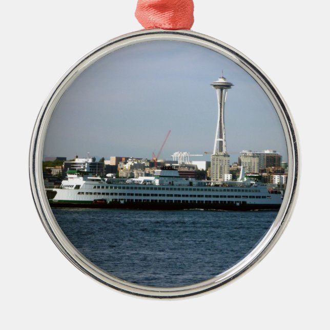 Seattle Washington Metal Ornament (Front)