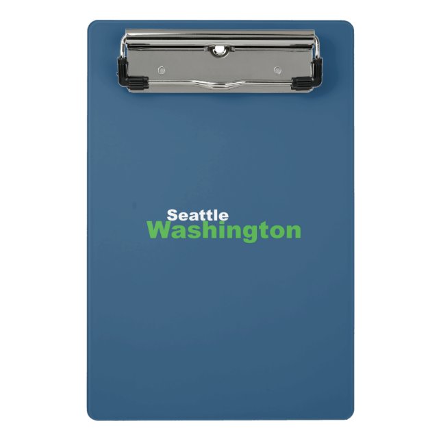 Seattle, Washington Mini Clipboard (Front)