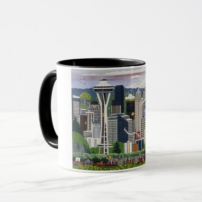 Seattle Washington Mug (Front Left)