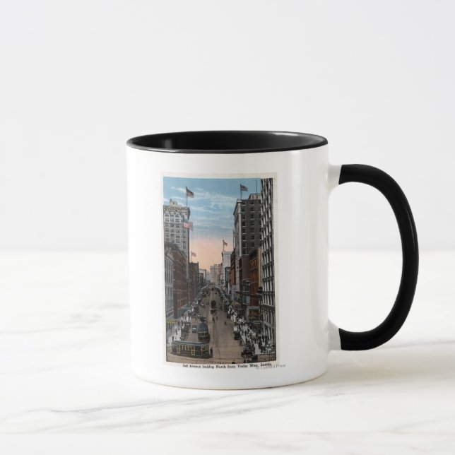 Seattle, Washington - North View of 2nd Mug (Right)