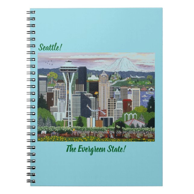 Seattle Washington Notebook (Front)