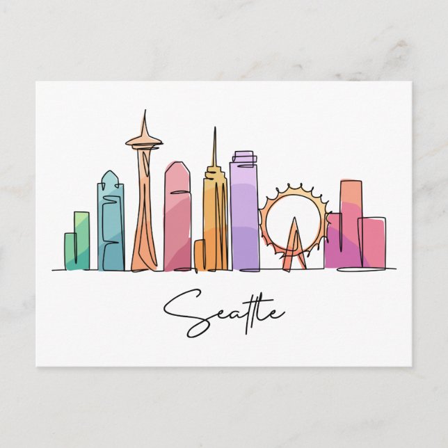 Seattle WASHINGTON Postcard (Front)