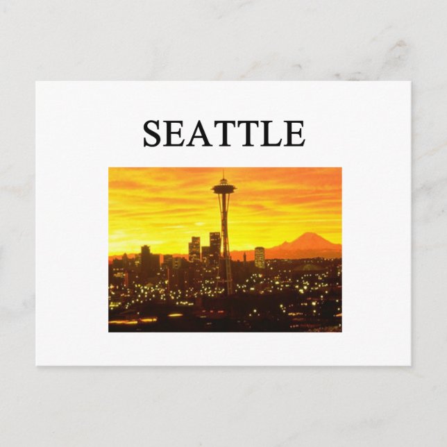 SEATTLE washington Postcard (Front)
