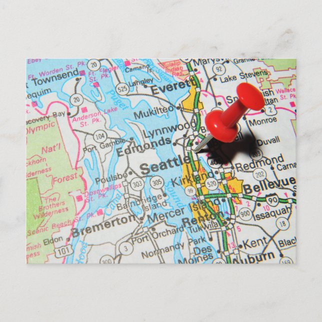 Seattle, Washington Postcard (Front)