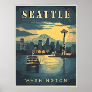 Seattle, Washington Poster