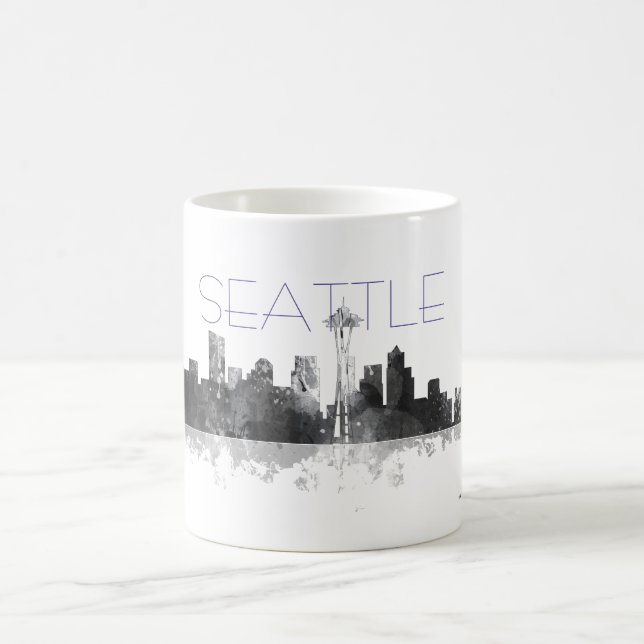 SEATTLE WASHINGTON SKYLINE -Drinking Mug (Center)