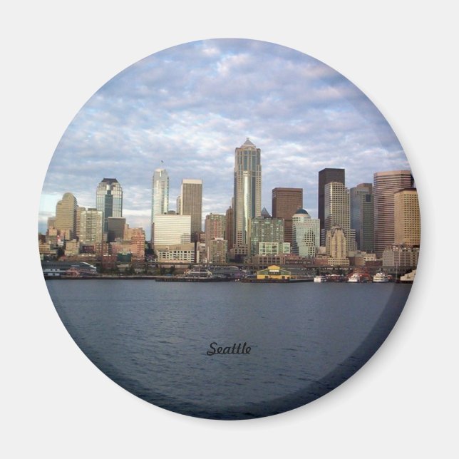 Seattle, Washington skyline Magnet (Front)