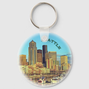 Seattle,Washington state Keychain