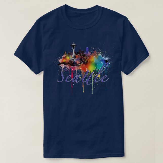 Seattle Washington T-Shirt (Design Front)