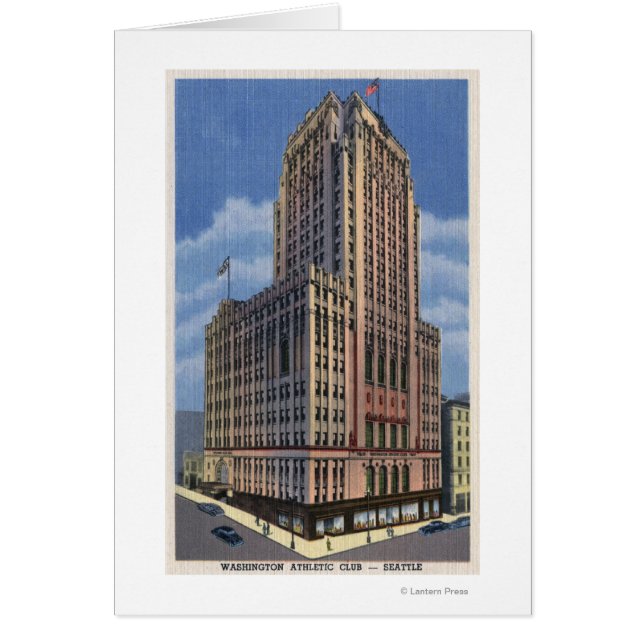 Seattle, Washington - View of Washington (Front)