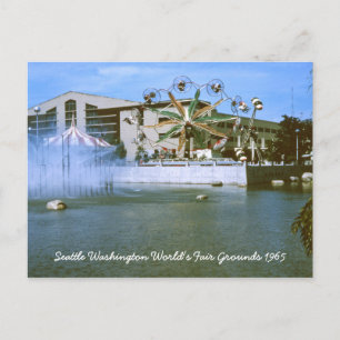 Seattle Washington World's Fair Grounds Postcard