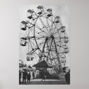 Seattle, WashingtonYukon-Pacific Expo Ferris Poster