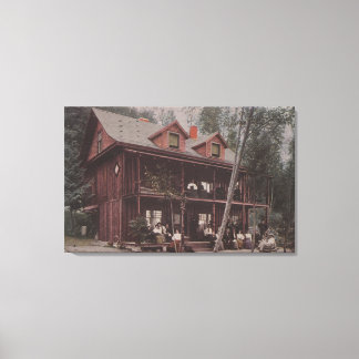 Seattle, WASummer Home at Alki Point Beach Canvas Print