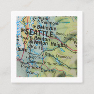 Seattle We've Moved New Address Card