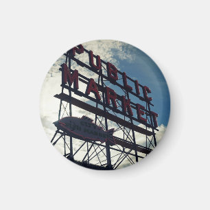 Seattle's Pike Place Market Magnet