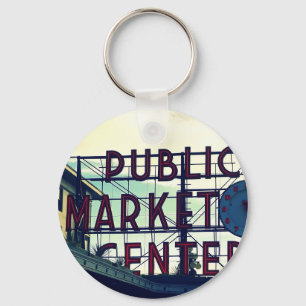 Seattles Pikes Place Market Keychain