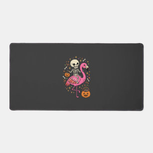 Seau de bonbons squelette de flamant rose d'Hallow